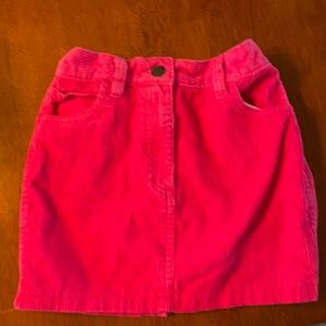 Pink Corduroy school Skirt. Size 6x